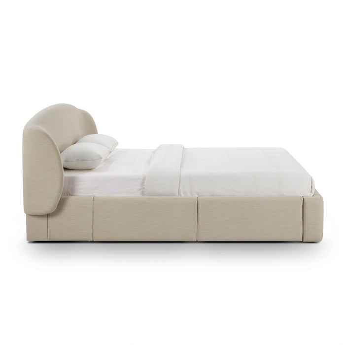 Corey Upcycled Performance Linen Storage Bed