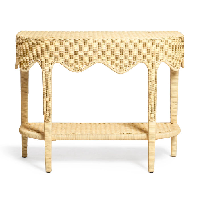 Sally 41" Natural Rattan Console Table