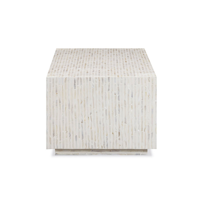 Earl 48" Shell Rectangular Coffee Table
