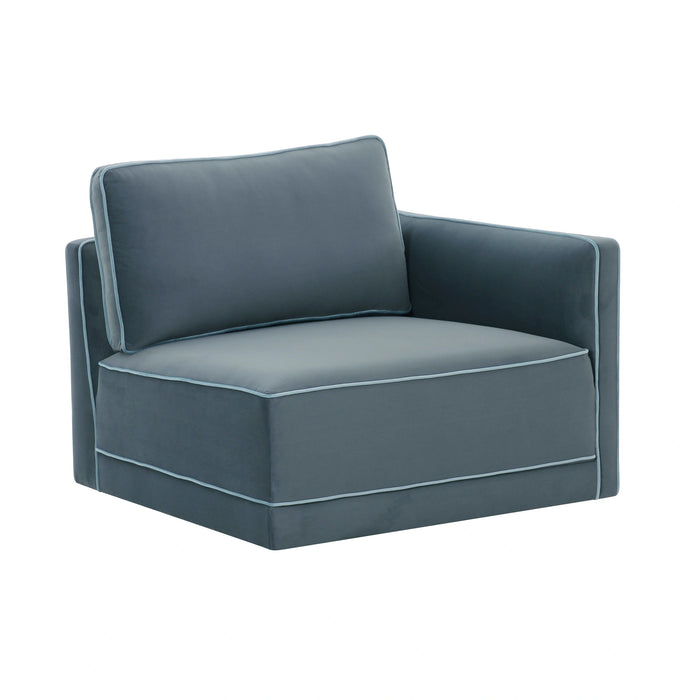 Willow Performance Velvet Modular RAF Corner Chair