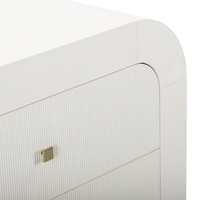 Hump 38" Arched 3-Drawer Bedside Chest
