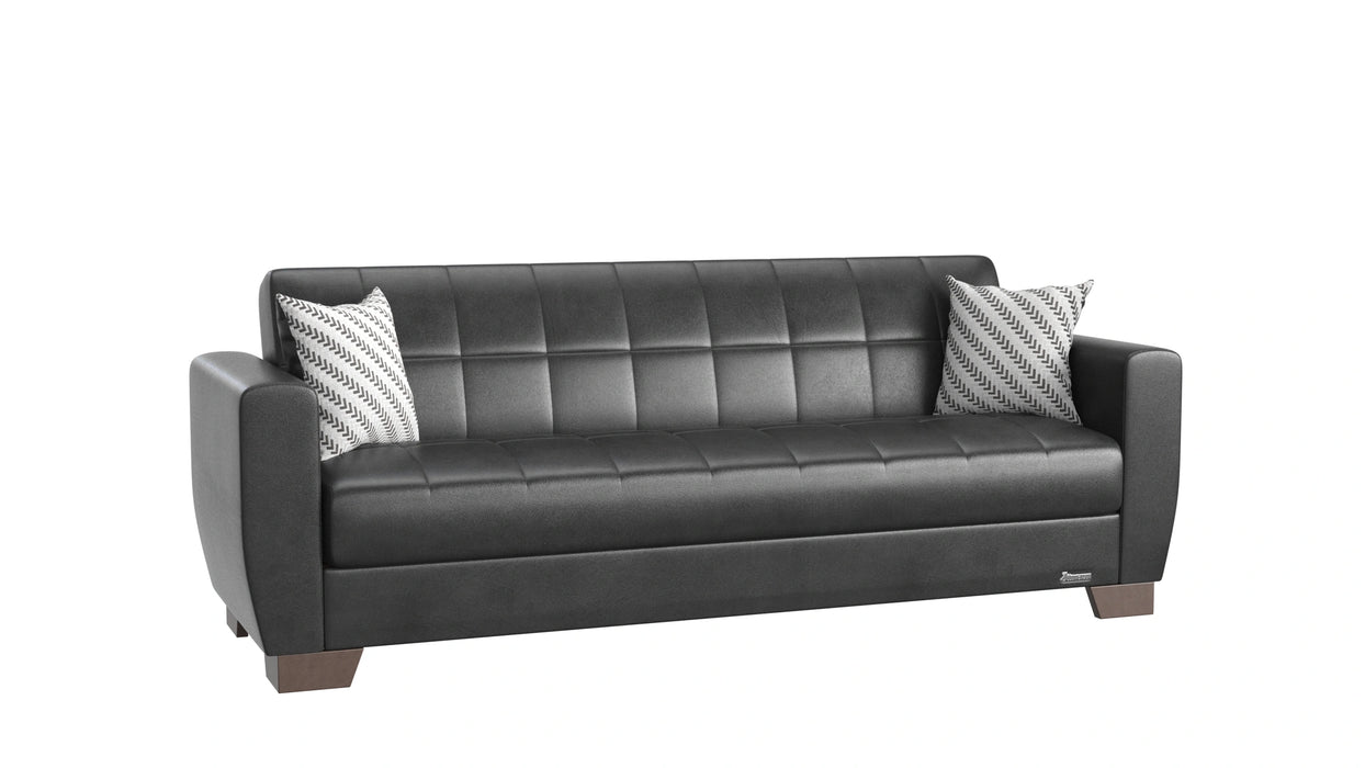Ottomanson Barato Collection Upholstered Convertible Sofabed with Storage