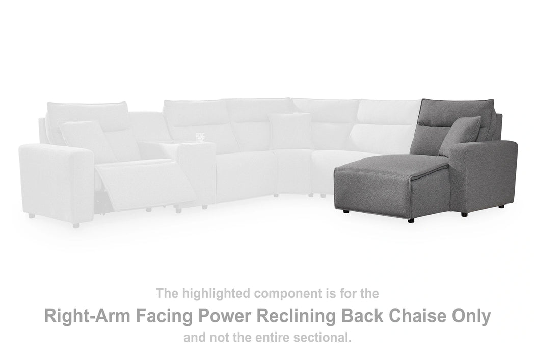 Modmax II Power Reclining Sectional with Chaise and Consoles