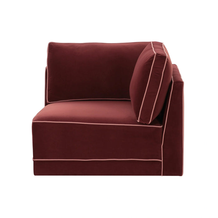 Willow Performance Velvet Modular Corner Chair
