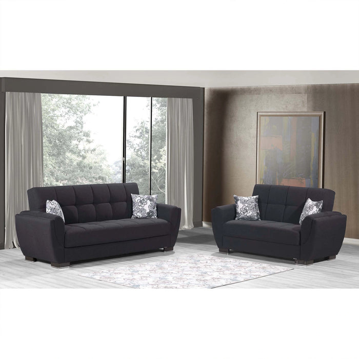 Ottomanson Armada Air Collection Upholstered Convertible Sofabed with Storage