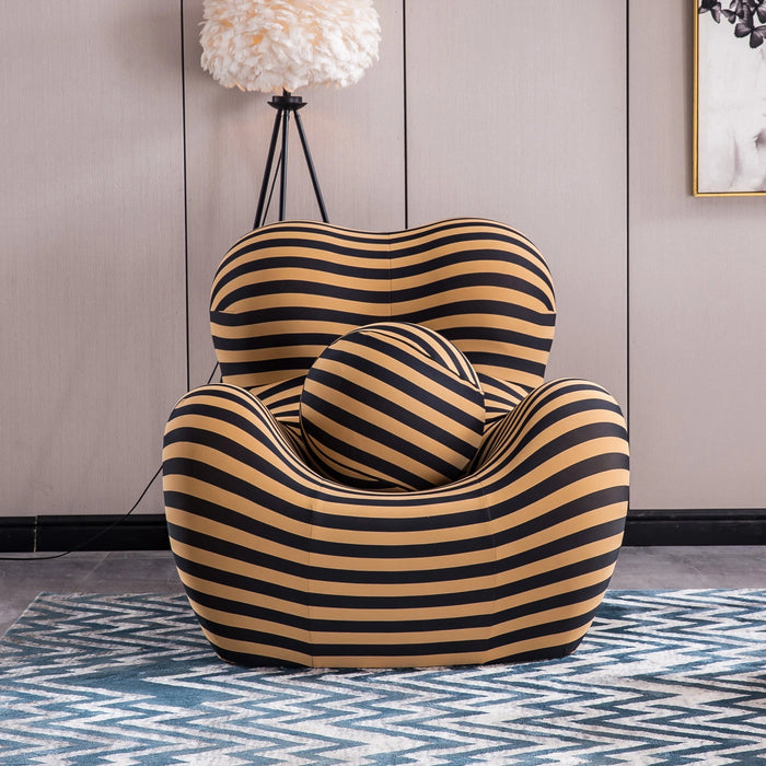 C61 BARREL CHAIR WITH OTTOMAN