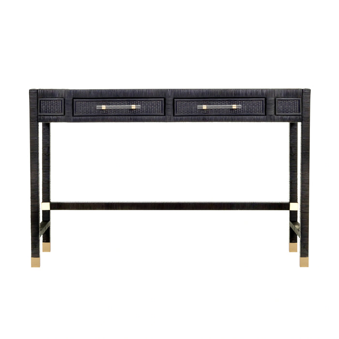 Amara 47" Woven Rattan Desk