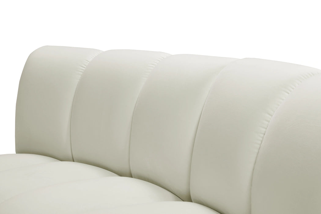 Infinity Cream Velvet 5pc. Modular Sectional