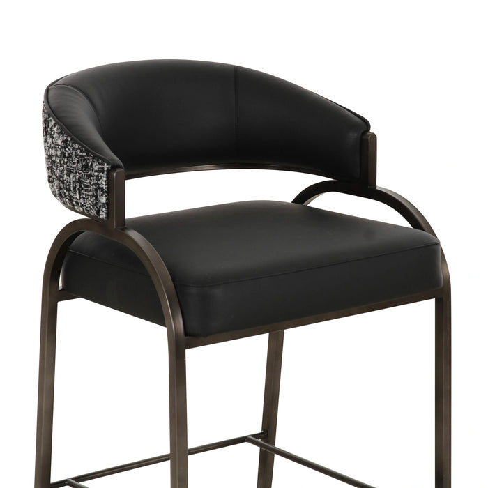 Tatum 2-Tone Performance Vegan Leather Counter Stool