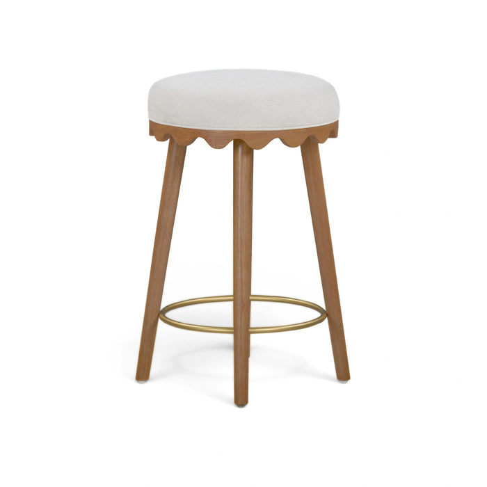 Oodle Performance Vegan Mohair Bar and Counter Stool