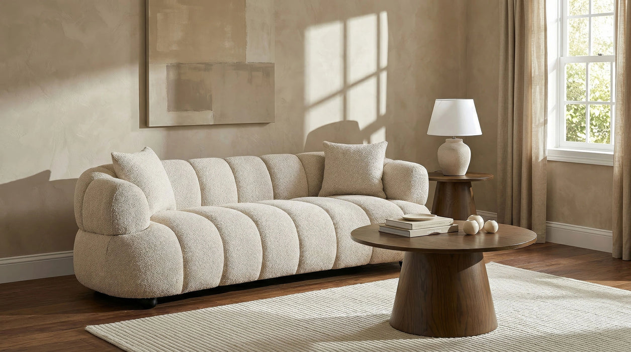 Whitney Woven Fabric Upholstered Sofa