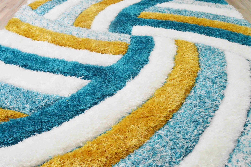 4D SHAGGY Rug Design 6483
