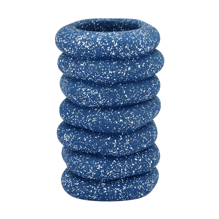 Gabby Speckled Cairn Vase