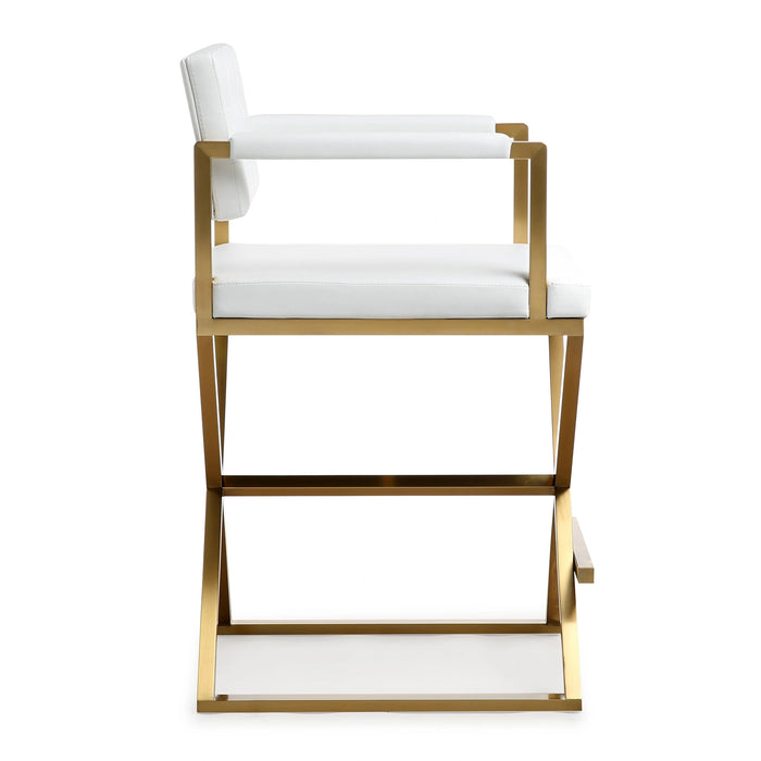 Director Performance Vegan Leather Stool