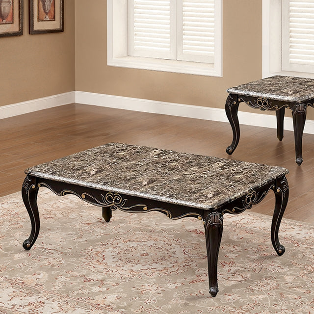 Albacete Coffee Table Walnut & Campage