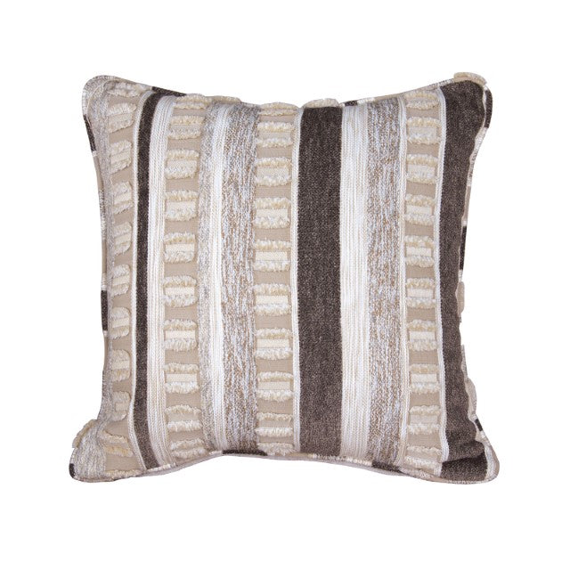 ARDENFOLD Ottoman, Beige & Gray