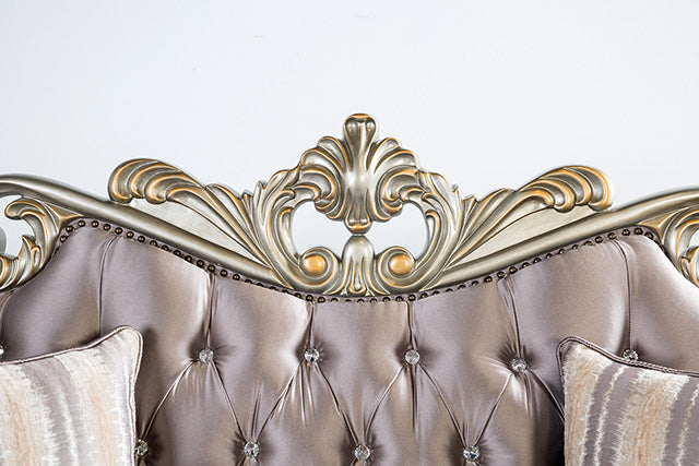 Albacete Sofa Campage & Walnut