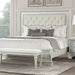 Stella Mia 4 Pc 5 Pc Queen Bedroom Set White & White - Home And Beyond