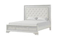 Stella Mia 4 Pc 5 Pc Queen Bedroom Set White & White - Home And Beyond