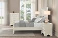 Stella Mia 4 Pc 5 Pc Queen Bedroom Set White & White - Home And Beyond