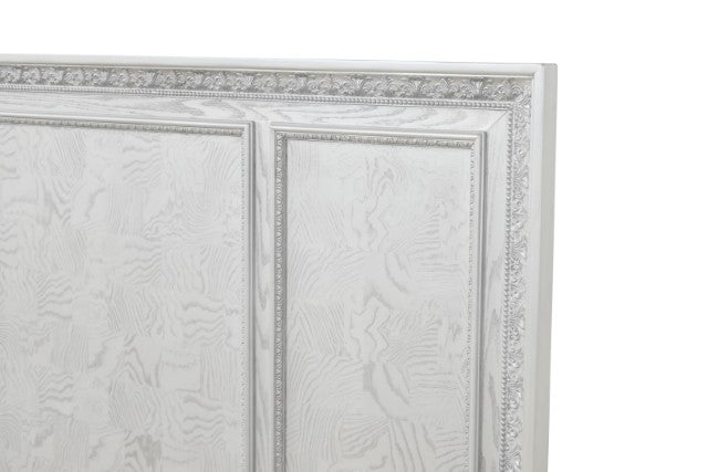 Stella Mia 4 Pc 5 Pc Queen Bedroom Set White & White - Home And Beyond