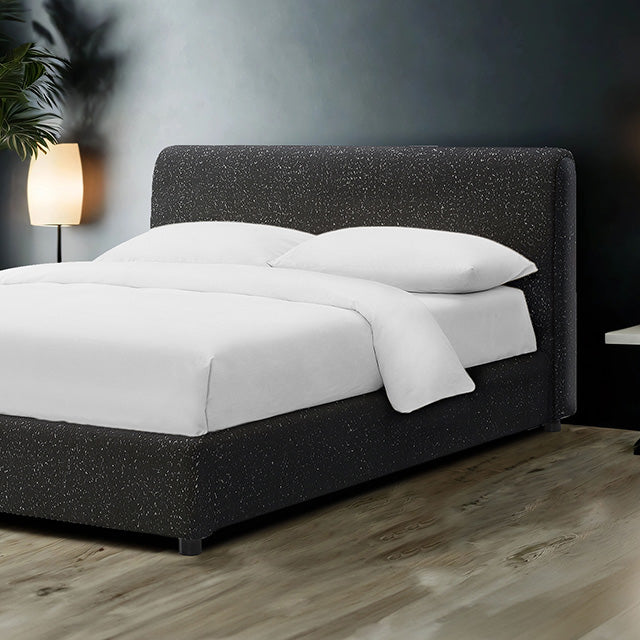 Vertham E.King, Full, & Queen Bed White & Black - Home And Beyond