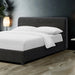 Vertham E.King, Full, & Queen Bed White & Black - Home And Beyond