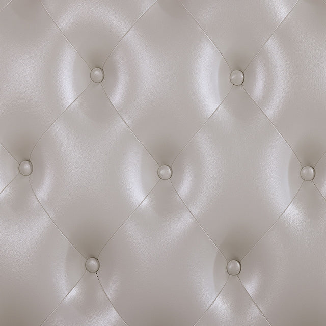 Ventresca Bed White & Chrome