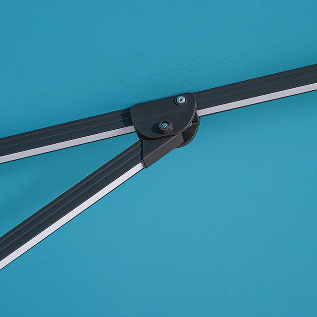 Sano 10 Ft Square Umbrella w/ Double Top w/ LED + 37" Large Base