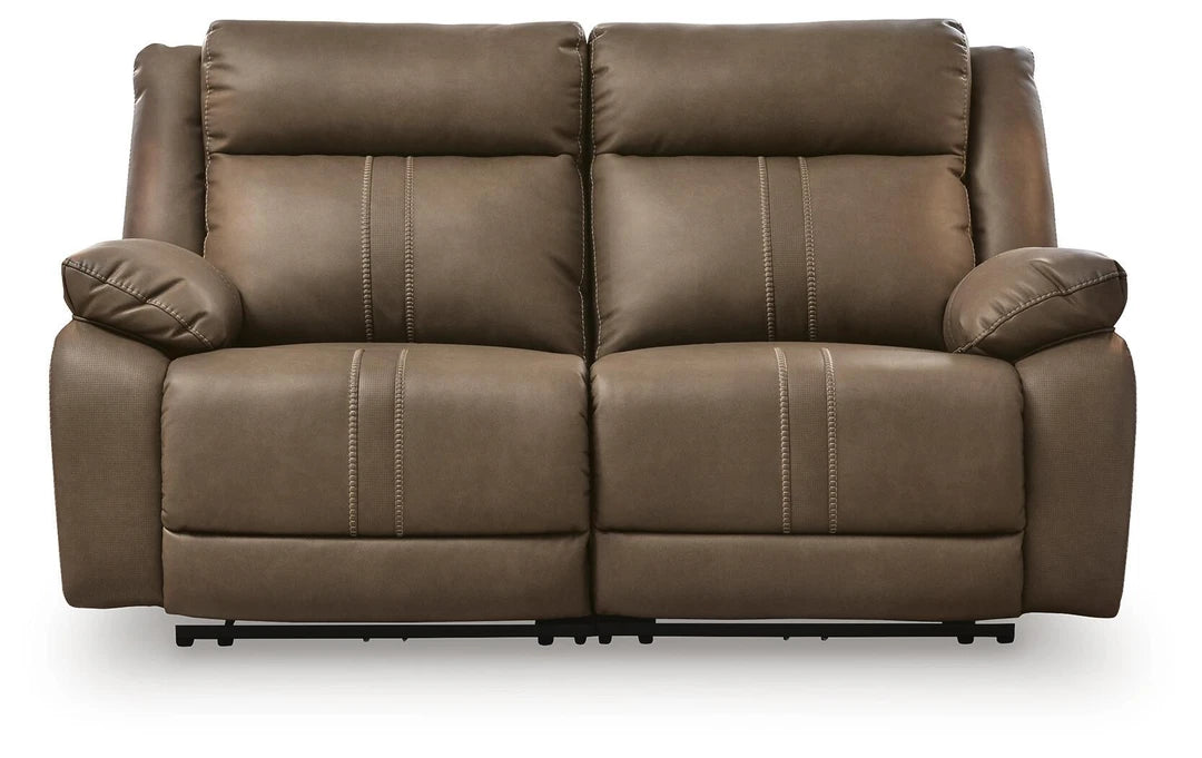 Max-Momentum 2-Piece Dual Power Reclining Modular Sectional Loveseat