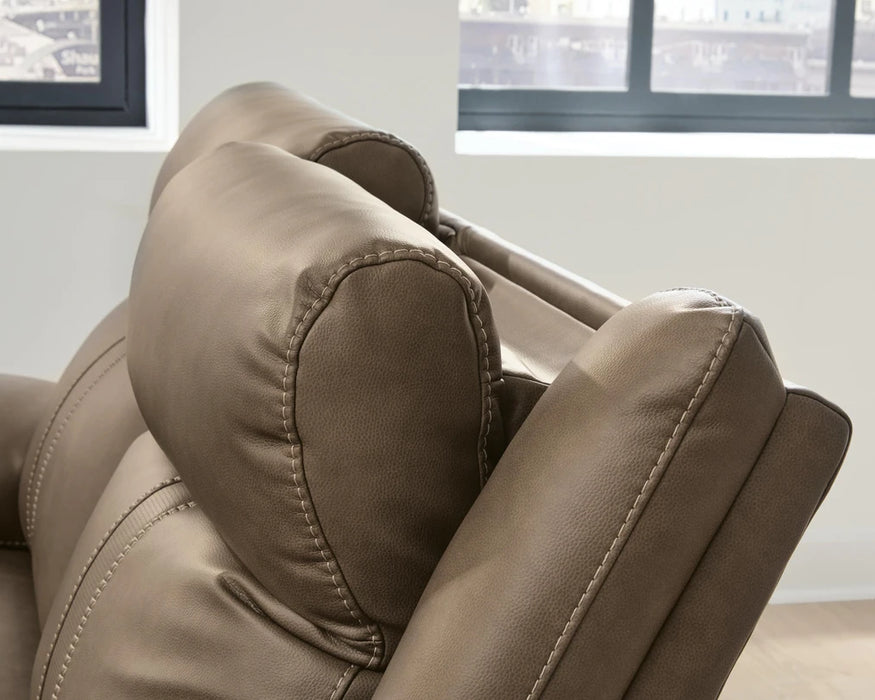 Max-Momentum 2-Piece Dual Power Reclining Modular Sectional Loveseat