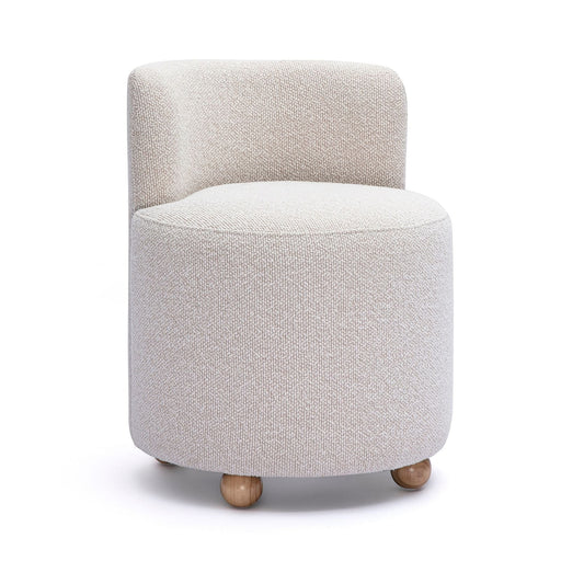 Hakuna Cream Performance Boucle Desk Chair - Home And Beyond