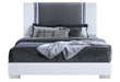 Ylime Smooth White King Bed Group Fully Slatted