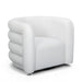 Curves Performance Velvet Swivel Accent Chair - Home And Beyond