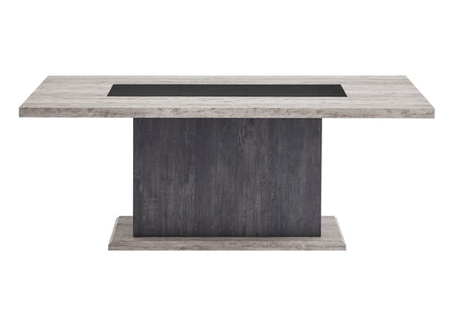 D8030 Dining Table with Storage Drawers and Storage Door