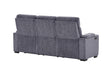 U1895 Grey P2 Reclining Sofa with IS and LED