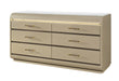 Genesis Gold Dresser with LED