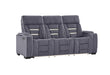 U1895 Grey P2 Reclining Sofa with IS and LED