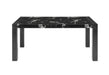 D4088Dt Black Marble Dining Table