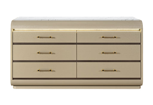 Genesis Gold Dresser with LED