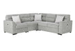 U9401 Nickel Sofa Bed Sectional with 3 Pillows