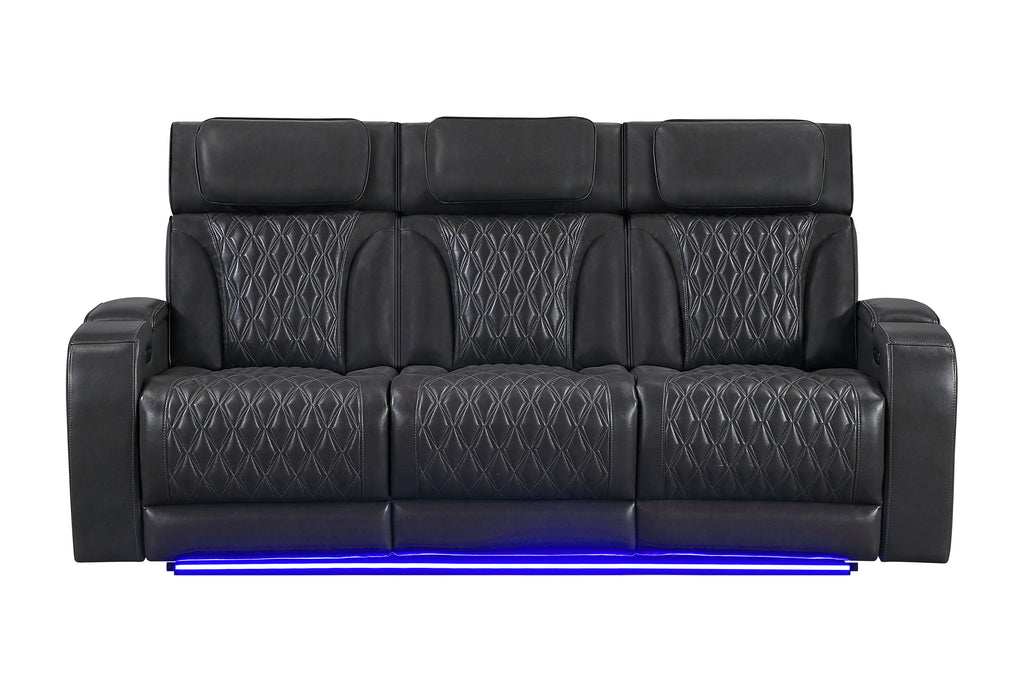 U8611 Blanche Power Reclining Sofa with PHR and LED