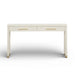Dani 54" Cream Faux Shagreen 2-Drawer Console Table - Home And Beyond