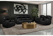 U8881/U8880 Black Leather Pwr Rec Sofa/Pwr Con Rec Loveseat/Pwr Rec