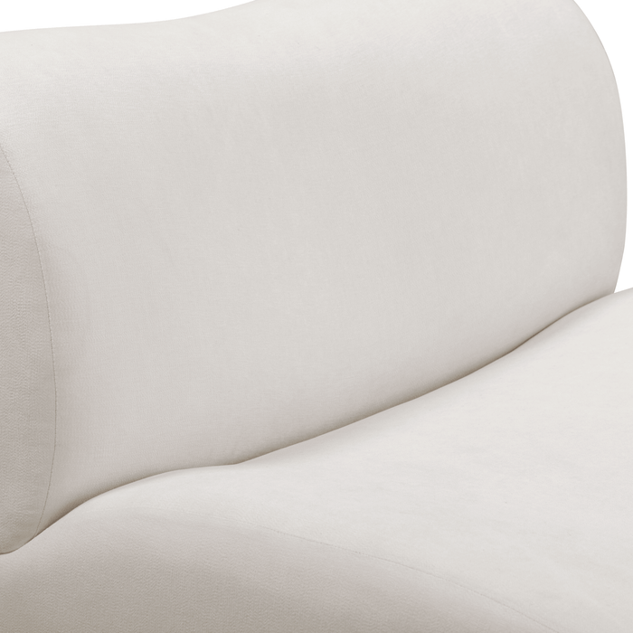 Zenith 8-Piece Contract-Grade Upcycled Fabric Cream Modular U-Sectional
