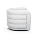 Curves Performance Velvet Swivel Accent Chair - Home And Beyond