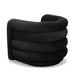 Curves Performance Velvet Swivel Accent Chair - Home And Beyond