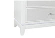 Alina White Nightstand with LED and USB