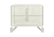 Lyra Beige Nightstand with USB