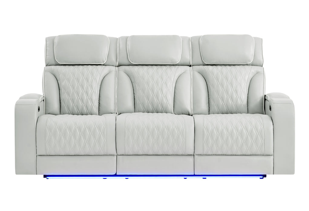 U8611 Blanche Power Reclining Sofa with PHR and LED